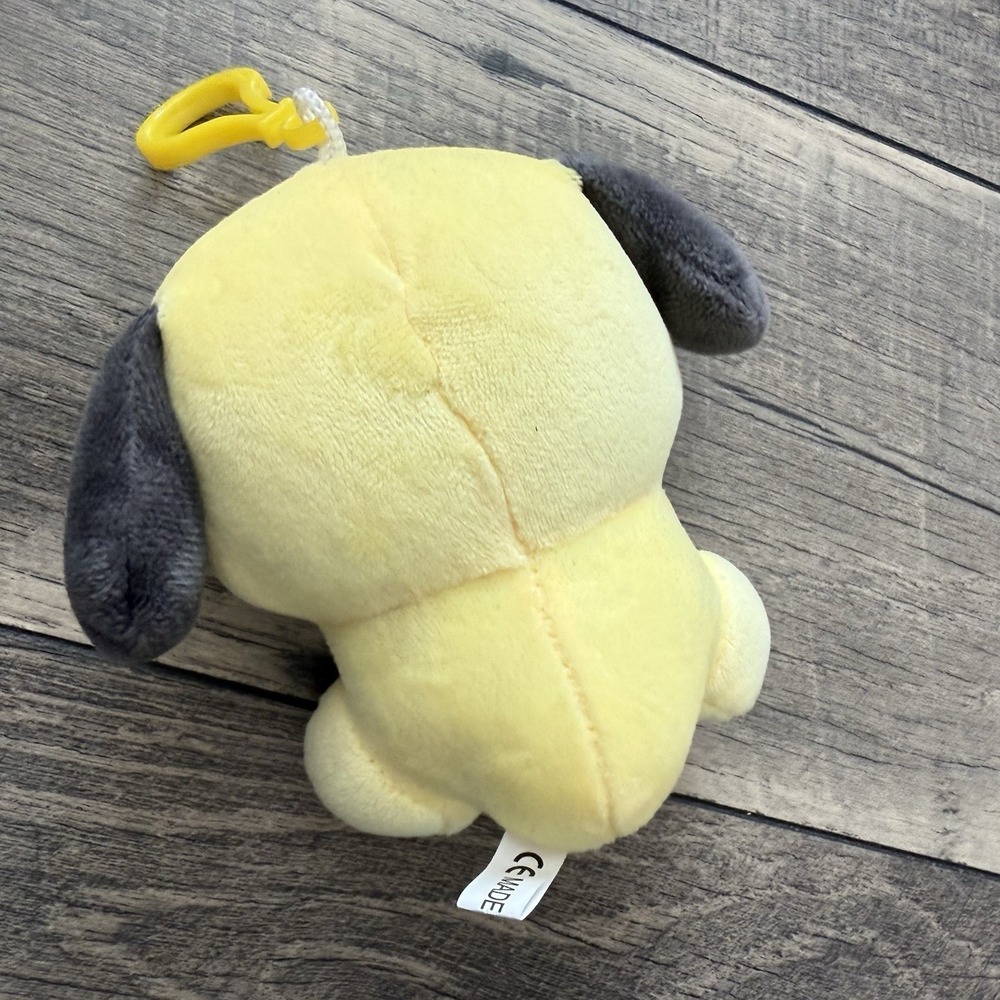 BT21 CHIMMY Little Friends Dog Plush Clip On Keychain Mini K-Pop Bag Charm BTS - Picture 4 of 8